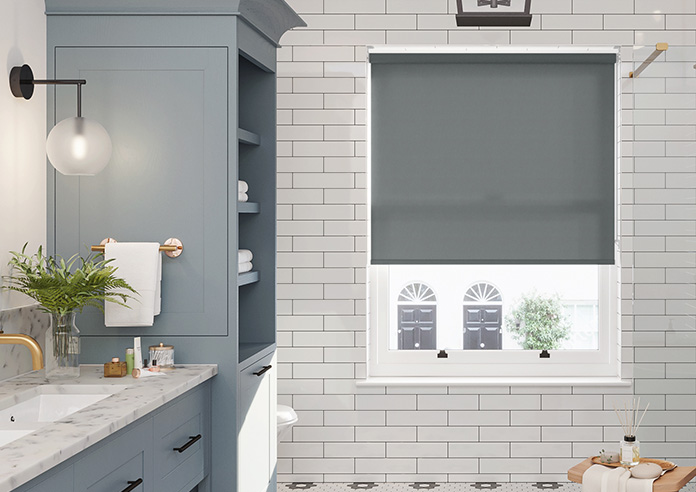 Roma (FR), Pewter - Twist&Fit Roller Blind - Image 3